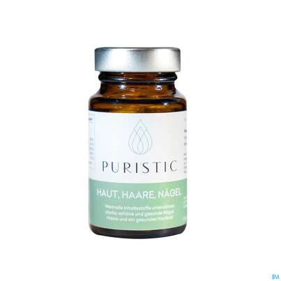 Sie sehen eine Packung Haut Haare Naegel Kapseln Puristic 60st, Produktbild: 02 Haut Haare Naegel Kapseln Puristic 60st, A-Nr.: 5862108 - 02