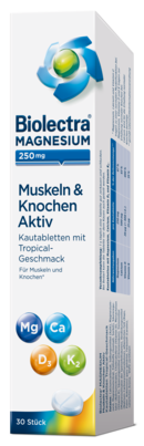 Biolectra® Magnesium 250mg Muskeln &amp; Knochen Aktiv, A-Nr.: 5908968 - 01