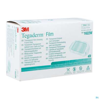 Sie sehen eine Packung Tegaderm Film Transparent 4,4cm 1622w 100st, Produktbild: 02 Tegaderm Film Transparent 4,4cm 1622w 100st, A-Nr.: 2992224 - 02