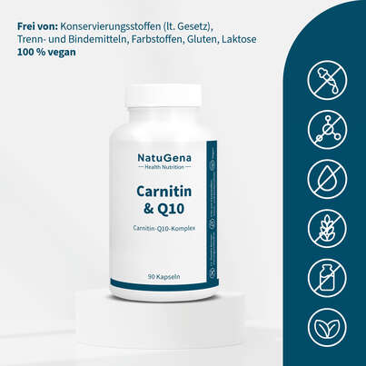 NatuGena Carnitin &amp; Q10 Kapseln, A-Nr.: 5404179 - 03