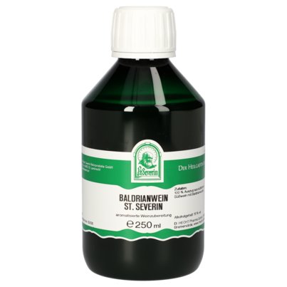 Sie sehen eine Packung BALDRIANWEIN ST. SEVERIN 250 ML, Produktbild: 01 BALDRIANWEIN ST. SEVERIN 250 ML, A-Nr.: 4312699 - 01