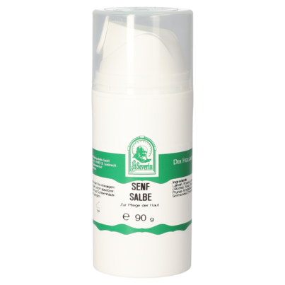 Sie sehen eine Packung SENF SALBE 90 G, Produktbild: 01 SENF SALBE 90 G, A-Nr.: 5712283 - 01