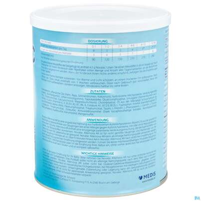 Sie sehen eine Packung Novalac Allernova Ar 400g, Produktbild: 04 Novalac Allernova Ar 400g, A-Nr.: 3815725 - 04