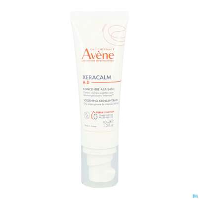 Sie sehen eine Packung Avene Xeracalm/a.d Beruhigendes Konzentrat 40ml, Produktbild: 16 Avene Xeracalm/a.d Beruhigendes Konzentrat 40ml, A-Nr.: 5961388 - 16