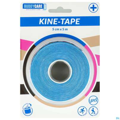 Tape Buddycare/med Kinesiologie Latexfrei 5cmx 5m Blau 1st, A-Nr.: 5845015 - 02
