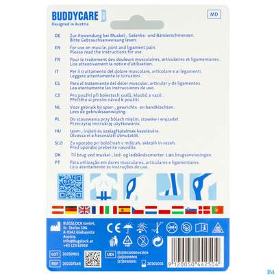 Tape Buddycare/med Kinesiologie Latexfrei 5cmx 5m Blau 1st, A-Nr.: 5845015 - 03