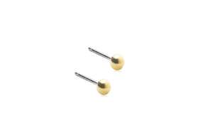 Blomdahl Ohrstecker Ball Gold Titan, A-Nr.: 6020038 - 01