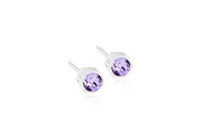 Blomdahl Ohrstecker Bezel Violett, A-Nr.: 6020133 - 01