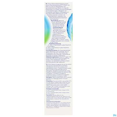 Sie sehen eine Packung Nasen Reinigung Otrivin Natural 125ml, Produktbild: 07 Nasen Reinigung Otrivin Natural 125ml, A-Nr.: 5950976 - 07