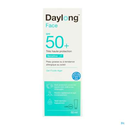 Sonnenprodukte Daylong/sensitive Face Gel-fluid Spf50+ 50ml, A-Nr.: 5688171 - 04