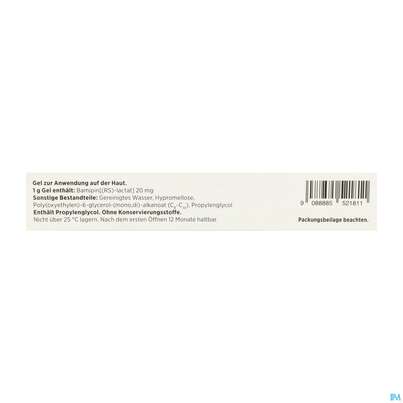 Soventol Bamipinlactat Gel Neu 50g, A-Nr.: 5521815 - 04