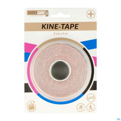 Tape Buddycare/med Kinesiologie Latexfrei 5cmx 5m Haut 1st, A-Nr.: 5845021 - 01