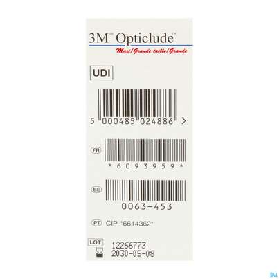 Augenpflaster Opticlude/3m Maxi 8x 5,7cm 1539 20st, A-Nr.: 0184951 - 03