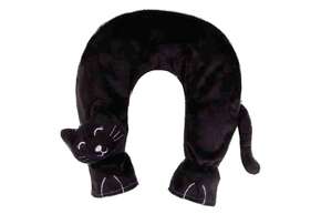 Wärmflasche Nacken Flausch Katze schwarz 1,4L, A-Nr.: 5673896 - 01