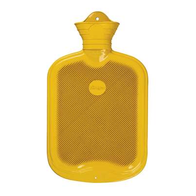 Wärmflasche einseitig mit Lamelle gelb, A-Nr.: 4755273 - 01