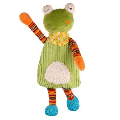 Sie sehen eine Packung Wärmflasche Schnuffeltier Frosch Marlo 0,8L, Produktbild: 01 Wärmflasche Schnuffeltier Frosch Marlo 0,8L, A-Nr.: 5673577 - 01