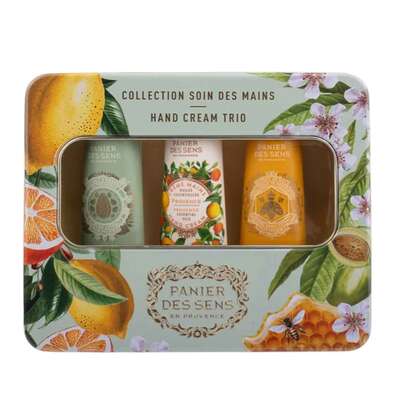 Sie sehen eine Packung Trio Handcremes Honig, Mandel, Provence, Produktbild: 01 Trio Handcremes Honig, Mandel, Provence, A-Nr.: 5991863 - 01