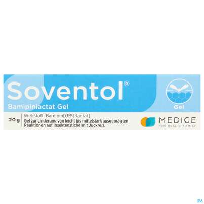 Soventol Bamipinlactat Gel Neu 20g, A-Nr.: 5521809 - 01