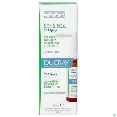 Ducray Sensinol Sos-spray Bei Starkem Juckreiz Gereizter Kopfhaut 30ml, A-Nr.: 5901446 - 02