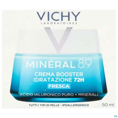 Sie sehen eine Packung Vichy Mineral 89 Creme Mit Duftstoffe 50ml, Produktbild: 05 Vichy Mineral 89 Creme Mit Duftstoffe 50ml, A-Nr.: 5670811 - 05