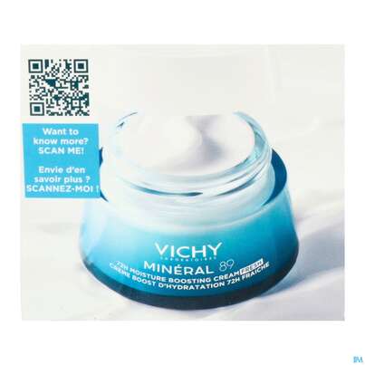 Sie sehen eine Packung Vichy Mineral 89 Creme Mit Duftstoffe 50ml, Produktbild: 09 Vichy Mineral 89 Creme Mit Duftstoffe 50ml, A-Nr.: 5670811 - 09