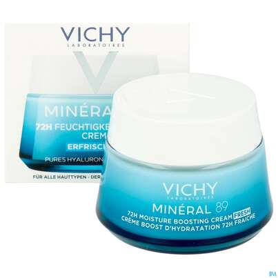 Sie sehen eine Packung Vichy Mineral 89 Creme Mit Duftstoffe 50ml, Produktbild: 12 Vichy Mineral 89 Creme Mit Duftstoffe 50ml, A-Nr.: 5670811 - 12