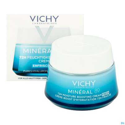 Sie sehen eine Packung Vichy Mineral 89 Creme Mit Duftstoffe 50ml, Produktbild: 13 Vichy Mineral 89 Creme Mit Duftstoffe 50ml, A-Nr.: 5670811 - 13