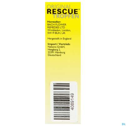 Bachblueten -apopharm 39 Rescue Tropfen 20ml, A-Nr.: 4089149 - 04