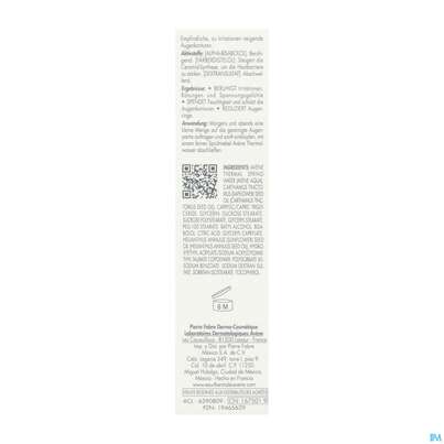 Sie sehen eine Packung Avene Basislinie Beruhigende Augencreme 15ml, Produktbild: 08 Avene Basislinie Beruhigende Augencreme 15ml, A-Nr.: 5961394 - 08