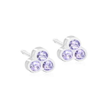 Blomdahl Ohrstecker Klee violett, A-Nr.: 6020185 - 01