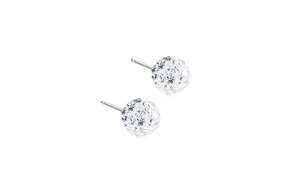 Blomdahl Ohrstecker Kristall Ball white 6mm, A-Nr.: 6036677 - 01