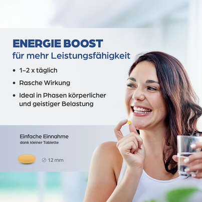 Sie sehen eine Packung Dr. Böhm Energie complex Dragees, Produktbild: 05 Dr. Böhm Energie complex Dragees, A-Nr.: 3440165 - 05