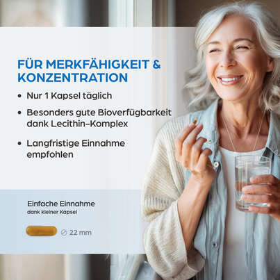 Sie sehen eine Packung Dr. Böhm Gedächtnis aktiv, Produktbild: 05 Dr. Böhm Gedächtnis aktiv, A-Nr.: 4997881 - 05