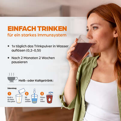 Sie sehen eine Packung Dr. Böhm Immun Elixier Trinkpulver, Produktbild: 05 Dr. Böhm Immun Elixier Trinkpulver, A-Nr.: 5377011 - 05