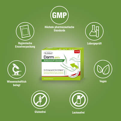 Sie sehen eine Packung Dr. Böhm Darm aktiv fruchtig, Produktbild: 04 Dr. Böhm Darm aktiv fruchtig, A-Nr.: 5891765 - 04