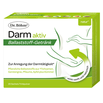 Sie sehen eine Packung Dr. Böhm Darm aktiv, Produktbild: 01 Dr. Böhm Darm aktiv, A-Nr.: 5787795 - 01