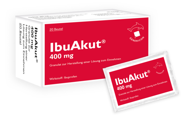 IbuAkut® lindert Schmerzen, Entzündungen und Fieber, A-Nr.: 6058874 - 01