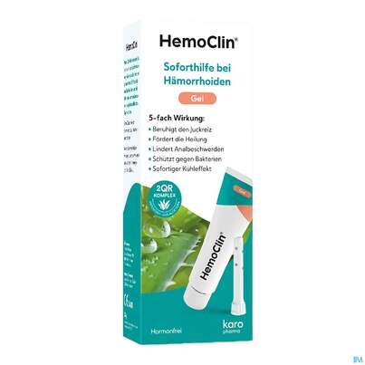Sie sehen eine Packung Hemoclin Gel 37g, Produktbild: 04 Hemoclin Gel 37g, A-Nr.: 3933034 - 04