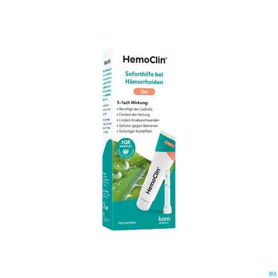 Sie sehen eine Packung Hemoclin Gel 37g, Produktbild: 05 Hemoclin Gel 37g, A-Nr.: 3933034 - 05