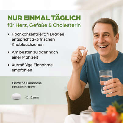 Sie sehen eine Packung Dr. Böhm Knoblauch nur 1 Dragee täglich, Produktbild: 05 Dr. Böhm Knoblauch nur 1 Dragee täglich, A-Nr.: 2552442 - 05