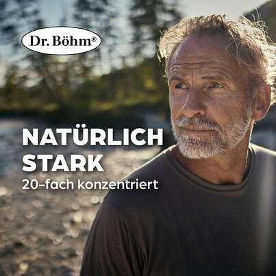 Sie sehen eine Packung Dr. Böhm Kürbis nur 1 Tablette täglich, Produktbild: 02 Dr. Böhm Kürbis nur 1 Tablette täglich, A-Nr.: 1609022 - 02