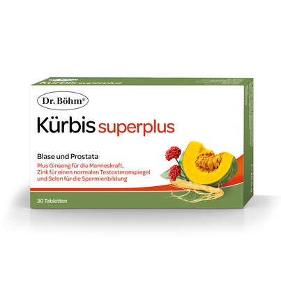 Sie sehen eine Packung Dr. Böhm Kürbis superplus, Produktbild: 01 Dr. Böhm Kürbis superplus, A-Nr.: 2287394 - 01