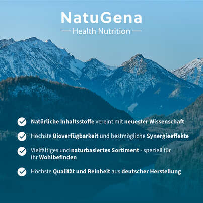 Sie sehen eine Packung NatuGena Vitamin B12 Kapseln, Produktbild: 06 NatuGena Vitamin B12 Kapseln, A-Nr.: 5989866 - 06