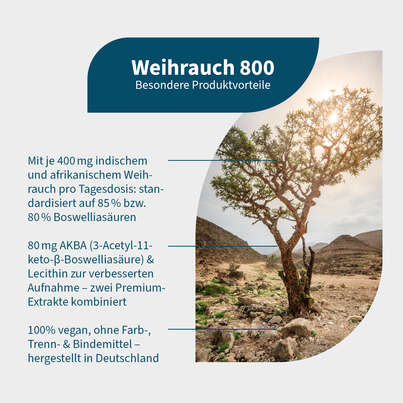 Sie sehen eine Packung NatuGena Weihrauch 800 Kapseln, Produktbild: 02 NatuGena Weihrauch 800 Kapseln, A-Nr.: 5815149 - 02