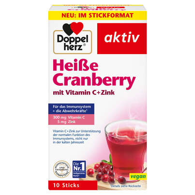 Doppelherz Heiße Cranberry mit Vitamin C + Zink, A-Nr.: 4276087 - 01