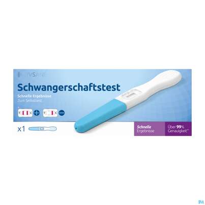 Sie sehen eine Packung Schwangerschaftstest Livsane Schnelle Ergebnisse 1st, Produktbild: 01 Schwangerschaftstest Livsane Schnelle Ergebnisse 1st, A-Nr.: 5333031 - 01