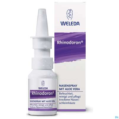 Sie sehen eine Packung Nasenspray Rhinodoron +aloe Vera 20ml, Produktbild: 07 Nasenspray Rhinodoron +aloe Vera 20ml, A-Nr.: 2378234 - 07
