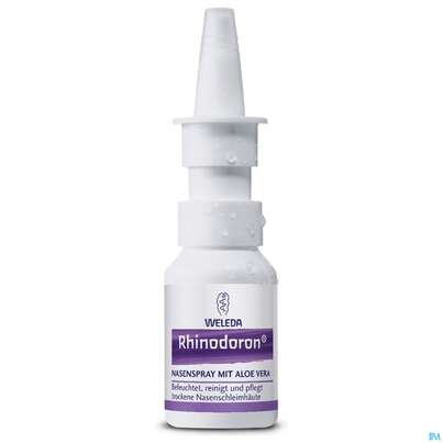 Sie sehen eine Packung Nasenspray Rhinodoron +aloe Vera 20ml, Produktbild: 08 Nasenspray Rhinodoron +aloe Vera 20ml, A-Nr.: 2378234 - 08