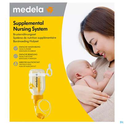 Sie sehen eine Packung Medela Brusternaehrungs-set Neu 1st, Produktbild: 02 Medela Brusternaehrungs-set Neu 1st, A-Nr.: 5743929 - 02