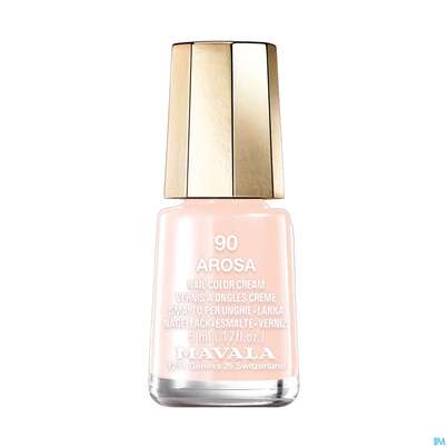 Sie sehen eine Packung Mavala Nagellacke 90 Arosa 5ml, Produktbild: 02 Mavala Nagellacke 90 Arosa 5ml, A-Nr.: 3652720 - 02